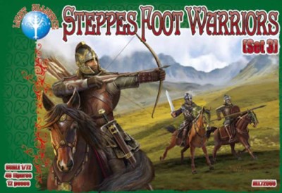 Dark Alliance ALL72065 Steppes Foot Warriors. Set 3 1/72