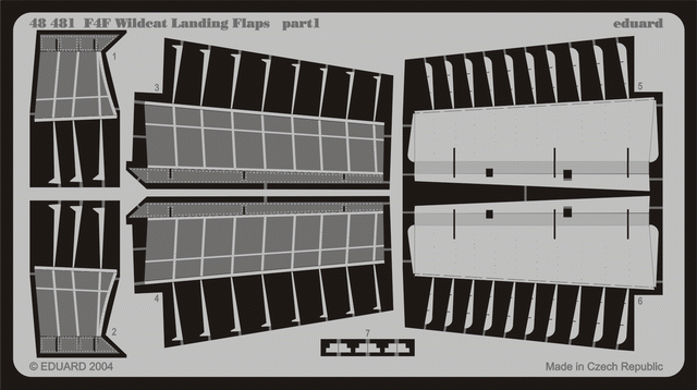 Eduard 48481 F4F-4 landing flaps TAM
