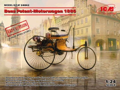 ICM 24042 Benz Patent-Motorwagen 1886 (EASY version) 1/24