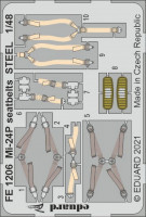 Eduard FE1206 Mi-24P seatbelts STEEL (ZVE) 1/48