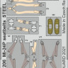 Eduard FE1206 Mi-24P seatbelts STEEL (ZVE) 1/48