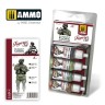 Ammo Mig 7031 Набор красок Российская униформа Флора