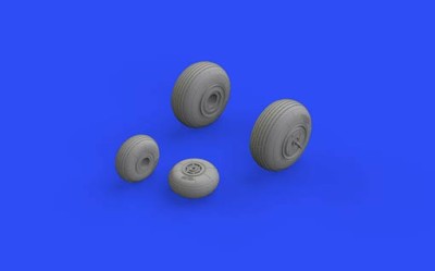 Eduard 648573 BRASSIN 1/48 Mi-24V wheels (ZVE)