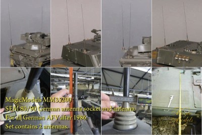 Magic Models MM35200 Антенны SEM 80/90 1/35