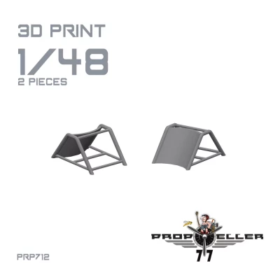 77Propeller 77PRP712 Wheel Chocks for He 111, Ju 88, Bf 110 (2x) 1/48