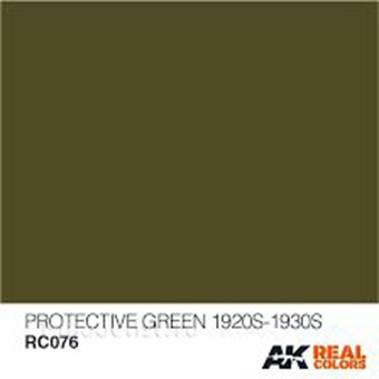 AK Interactive RC076 Краска акриловая "защитный зеленый 1920-30х", 10 мл