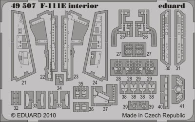 Eduard 49507 F-111E interior S.A.