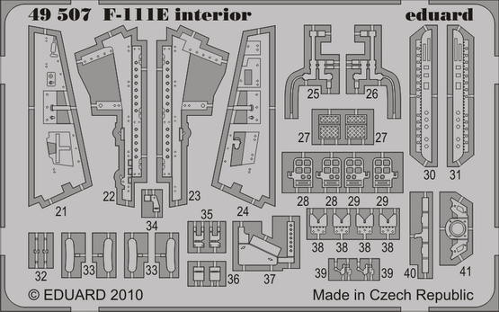 Eduard 49507 F-111E interior S.A.