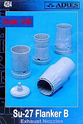 Aires 4264 Su-27 Flanker B exhaust nozzles 1/48