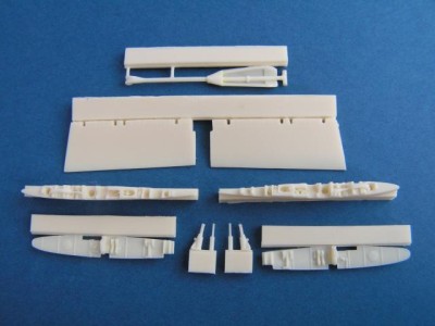 Pavla Models U48-27 Sea Hawk wing fold hinge and arrestor hook for Trumpeter 1:48
