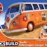 Airfix J6032 VW Camper Van Surfin' QUICK BUILD No Glue! - No paint! - Just BUILD!