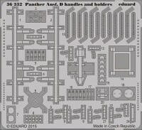 Eduard 36332 SET Panther Ausf. D handles and holders (TAM) 1/35