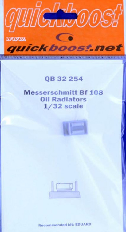 QuickBoost QB32254 Bf 108 oil radiators (EUD) 1/32