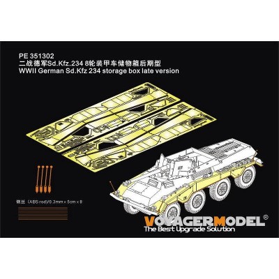Voyager Model PE351302 WWII German Sd.Kfz 234 storage box late version (RMF 5110) 1/35