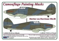 AML AMLM49034 Camouflage masks Hawker sea Hurricane Mk.IB 1/32