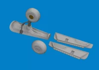 Eduard 6481143 BRASSIN P-40N tail wheel bay PRINT (EDU) 1/48