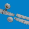 Eduard 6481143 BRASSIN P-40N tail wheel bay PRINT (EDU) 1/48