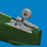 Eduard 6481143 BRASSIN P-40N tail wheel bay PRINT (EDU) 1/48