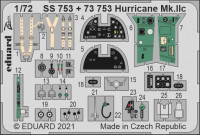 Eduard SS753 Hurricane Mk.IIc (ZVE) 1/72