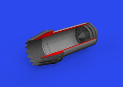 Eduard 672334 Brassin F-35A exhaust nozzle print (Tam) 1/72