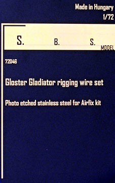 Sbs Model 72046 Gloster Gladiator - riggin wire PE set (AIRF) 1/72
