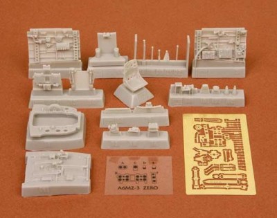 Sbs Model 48028 A6M2 Zero (Zeke) cockpit set 1/48