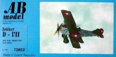 AB MODEL ABMOD72023 1/72 Fokker D-VII (CS)