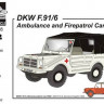 Planet Models MV7298 1/72 DKW F.91P6 Ambulance and Firepatrol Car