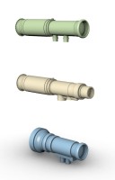 Aims AIMS32P064 1x set of Spanner Anlage I, II & III infrared system 3D-Printed 1/32