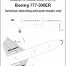 Avia Decals AVD144-13 Boeing 777-300ER full stenci 1/144