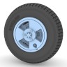 Aims AIMS48P049 de Havilland Vampire FB.5/FB.9 F.3 'Block Tread' wheel set (designed to be used with Airfix kits) 1/48