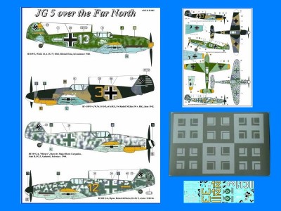 AML AMLD32003 Декали JG 5 over the Far North 1/32