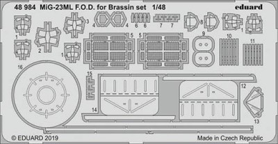 Eduard 48984 SET MiG-23ML F.O.D. for Brassin set (EDU)