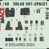 Eduard 3DL48201 P-39N space (ARMA H.) 1/48