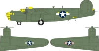 Eduard CX701 Mask B-24D US nat.insignia (AIRF) 1/72