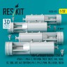 Reskit 32573 Mk-54 Depth bombs (350 lbs) (4 pcs.) 1/32
