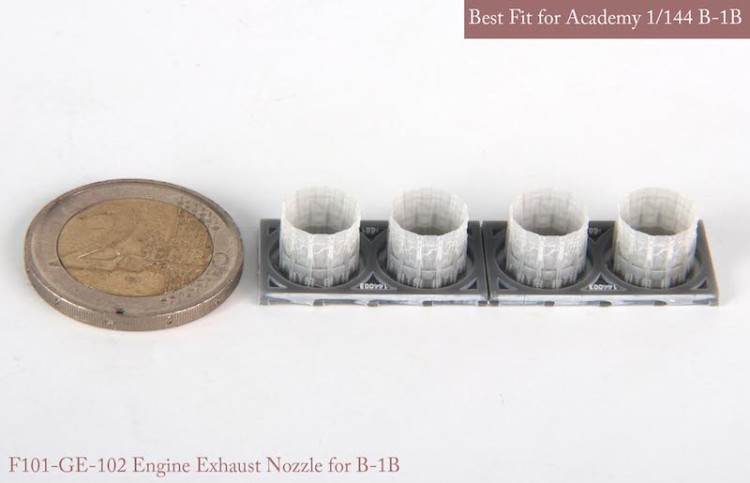 Mk1 Design MA-14401 Rockwell B-1B Lancer GE exhaust nozzle Set (opend) 1/144