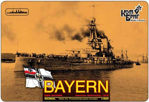Combrig 3536FH German Battleship SMS Bayern, 1916 1/350