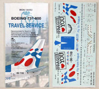 BOA Decals 14450 Boeing 737-800 Fly to Prague 1/144