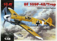 ICM 48105 Bf 109F-4z/Trop, германский истребитель 1/48
