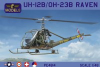Lf Model P4814 UH-12B / UH-23B Raven (4x camo) 1/48