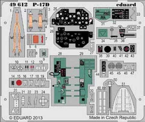 Eduard 49612 P-47D S.A.