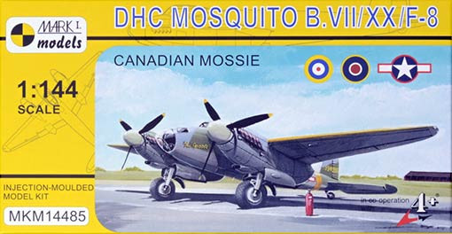 Mark 1 Models MKM-14485 DHC Mosquito B.VII/XX/F-8 'Canadian Mossie' 1/144
