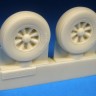 Barracuda Studios BCR48117 Vought F4U Corsair Stamped Hub Mainwheels 1/48