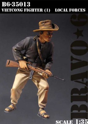 Bravo6 35013 Vietkong Fighter (1), Local Forces 1/35