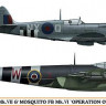 Hasegawa 02096 Набор SPITFIRE Mk.VII / MOSQUITO FB Mk.VI "OPERATION OVERLORD" (HASEGAWA) 1/72