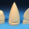 Barracuda Studios BCR72296 Rockwell B-1B Lancer Nose and Tail Correction Set - Late (designed to be used with Monogram and Revell kits) 1/72