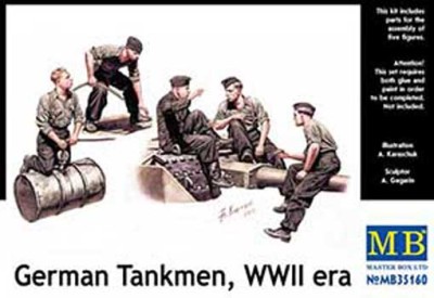 Master Box 35160 German Tankmen, WWII era 1/35