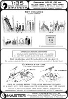 Master (Pl) G35069 Browning M2HB .50 cal on tank mount - early 1/35