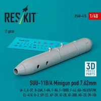 Reskit 48415 SUU-11B/A Minigun pod 7,62mm (1 pc.) 1/48